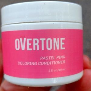 Overtone pastel pink color conditioner